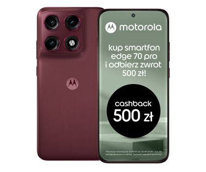 Smartfon Motorola edge 70 Pro 5G 8/256GB Zinfandel 144Hz